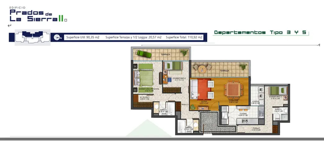  Venta Departamento P 3D 3B 1E 1Bd Puente Nuevo - Lo Barnechea