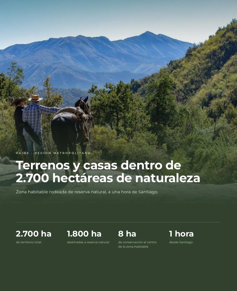 Parcela 5.000m2 con Casa de 92m2 - Buin Santiago