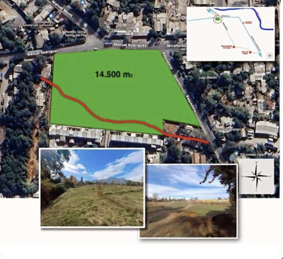 Venta parcela Terreno 14.500m2 - Lampa