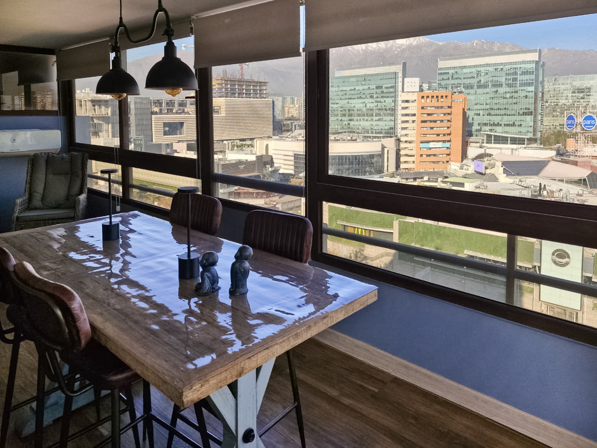 Arriendo Departamento Semi-equipado 3D 3B 2E - Parque Arauco, Vitacura