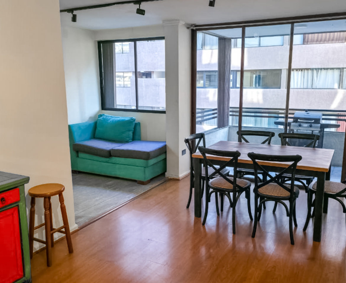 Venta Departamento antiguo de 85 m2 2D y 2B - Las Condes 