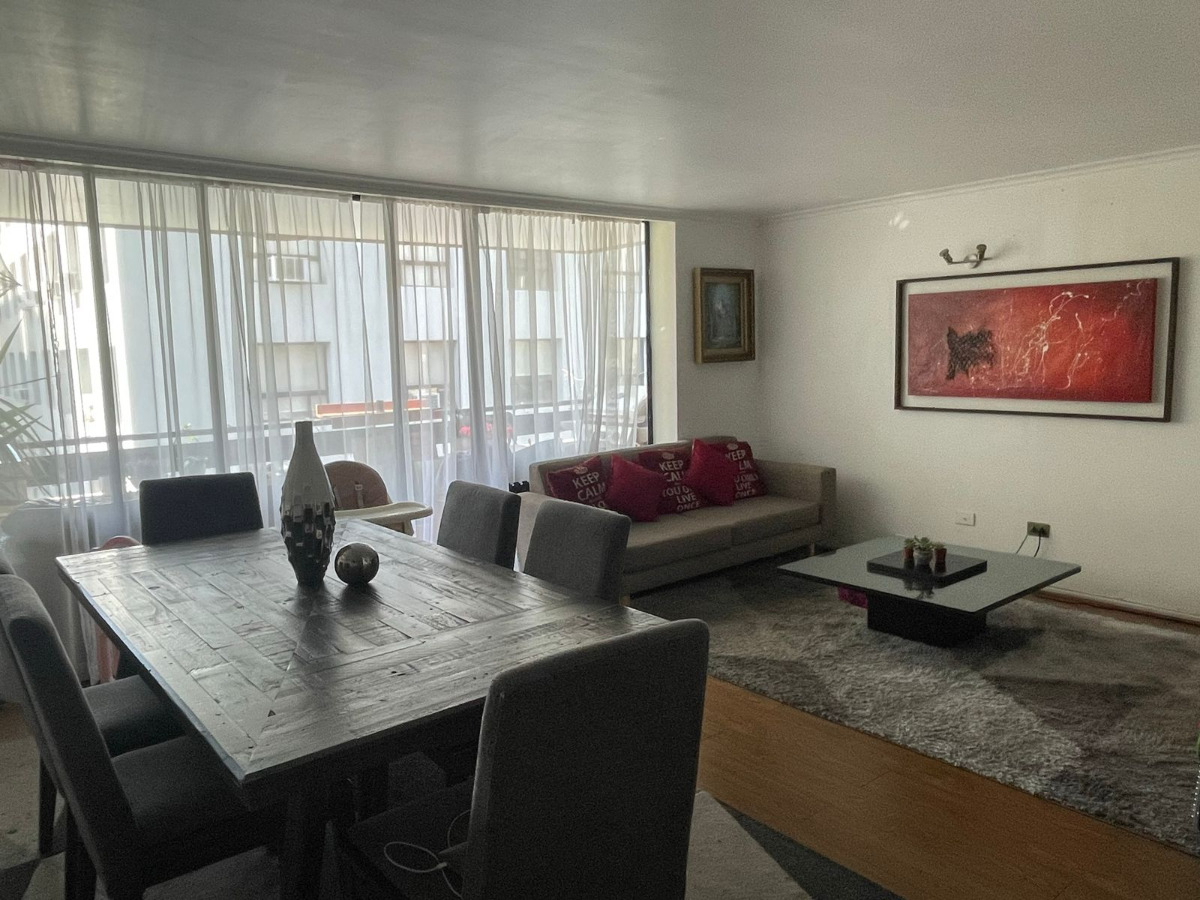 Arriendo Departamento SP 2D 2B 1E 1B Barrio El Golf - Las Condes