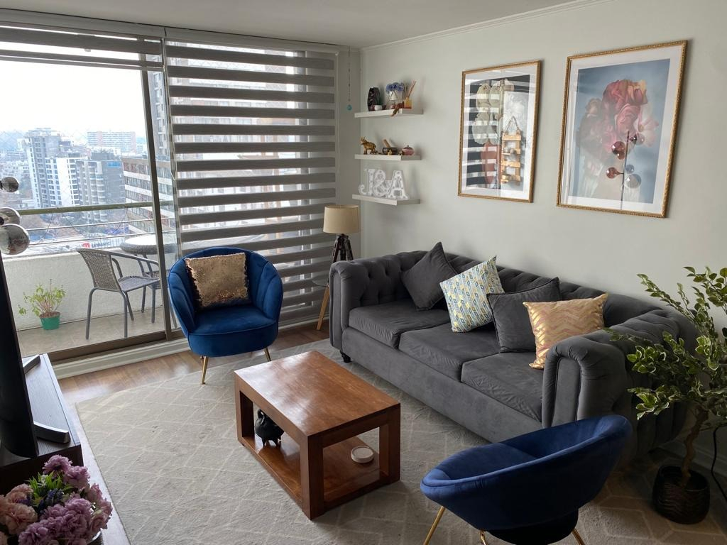 Arriendo Departamento NO 2D en suite Walk-in cl&oacute;set 2B 1E 1B Metro Monse&ntilde;or Eyzaguirre - &Ntilde;u&ntilde;oa