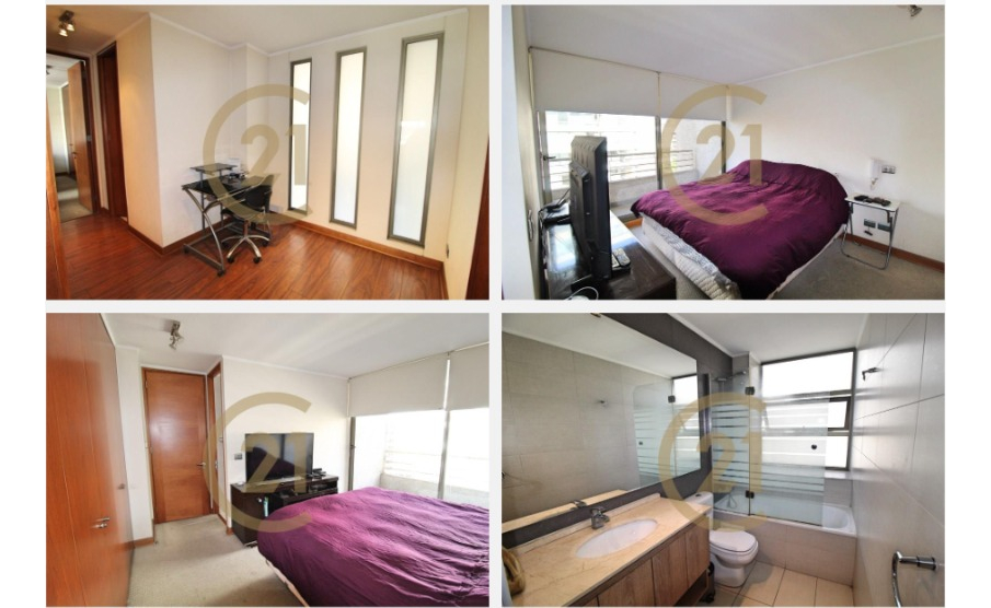 Arriendo Departamento SP 3D en suite Walk-in cl&oacute;set 2B 2E 1B Parque Arauco - Las Condes