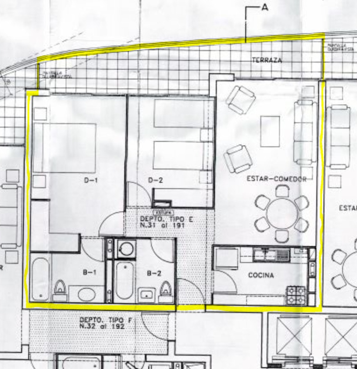 Arriendo Departamento NO 2D en suite 2B 1E 1B Parque Arauco - Las Condes