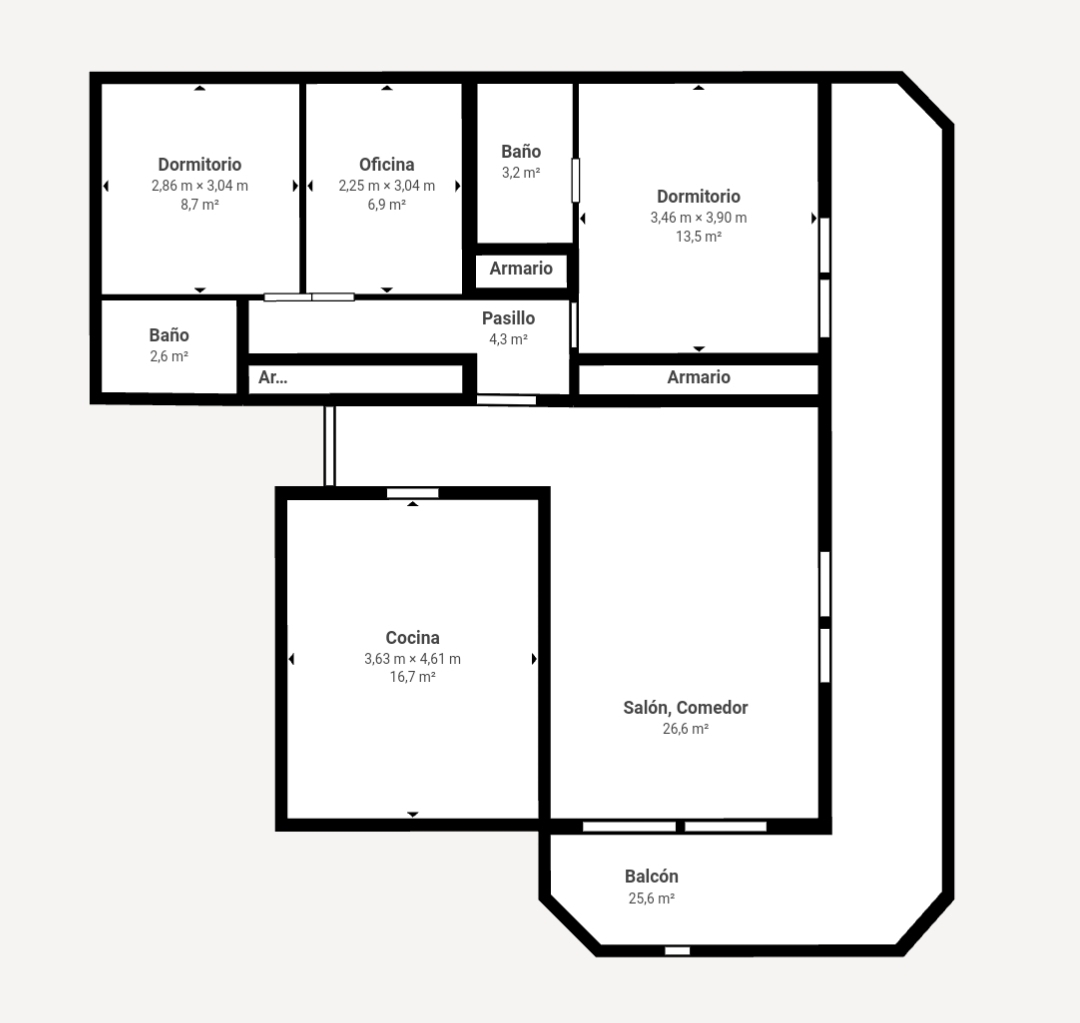 Venta Departamento 3D 2B 1E Las Lilas - Providencia