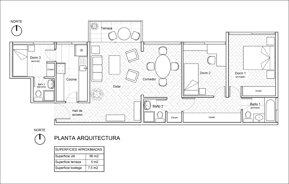 Arriendo Departamento 2D Los Dominicos - Las Condes