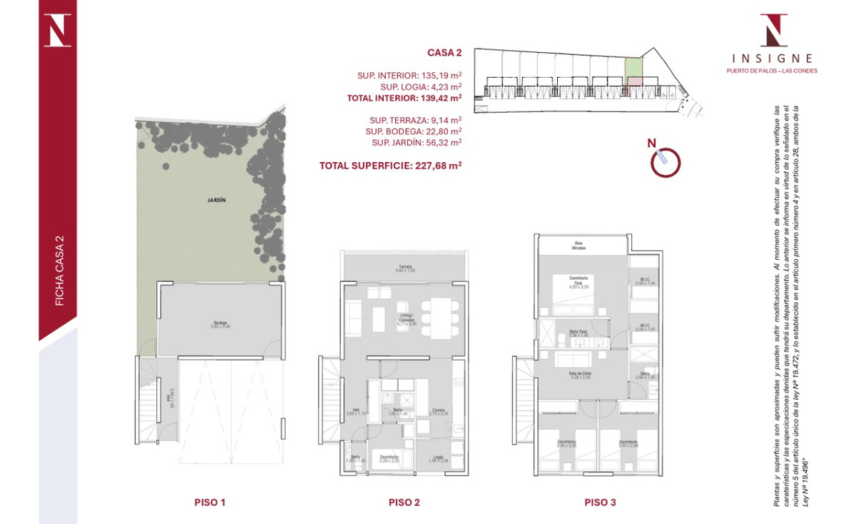 Venta Casa NO 4D en suite Walk-in cl&oacute;set 4B 2E Sebasti&aacute;n Elcano - Las Condes