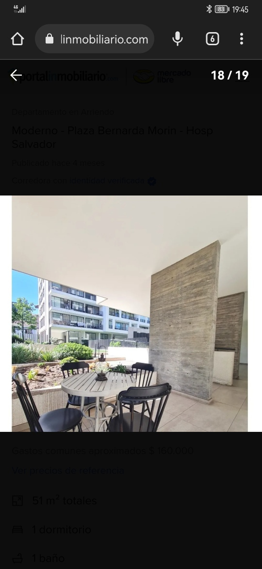 Arriendo Departamento 2D 2B 1E 1B Salvador - Providencia