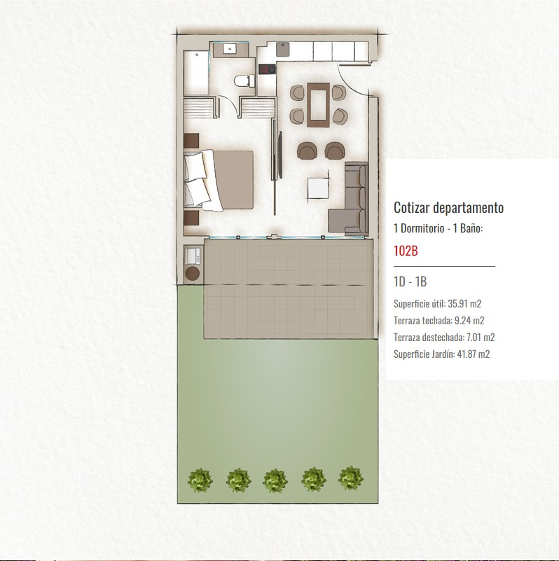 Venta Departamento 1D Estoril - Las Condes