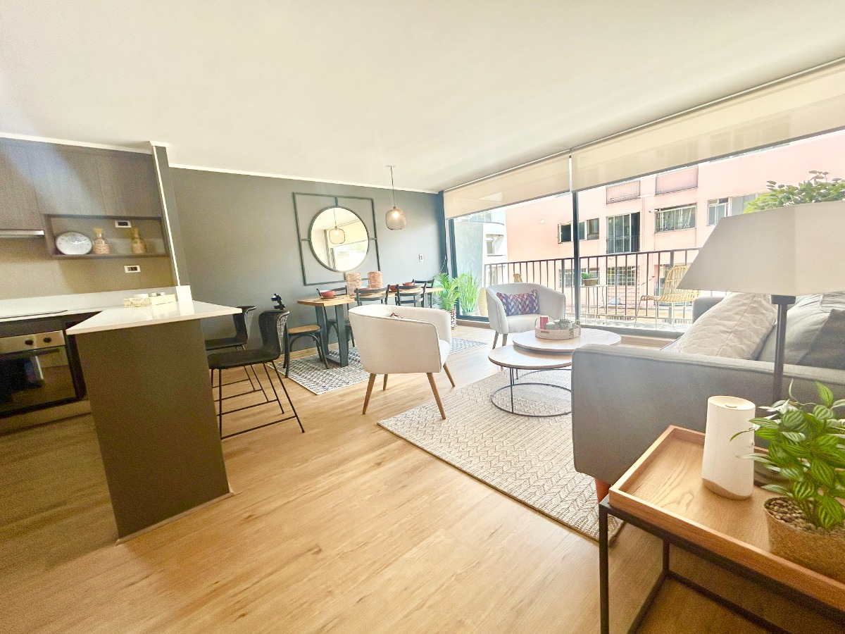 Arriendo Departamento SO 2D en suite 2B 1E 1B Metro &Ntilde;u&ntilde;oa - &Ntilde;u&ntilde;oa