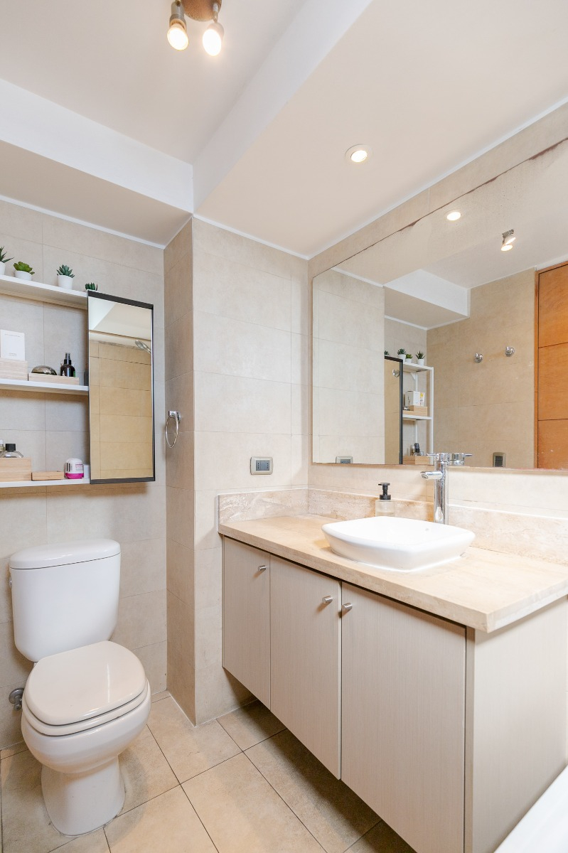 Arriendo Departamento NOSP 3D en suite Walk-in cl&oacute;set 3B 1E 1B Las Lilas - Providencia