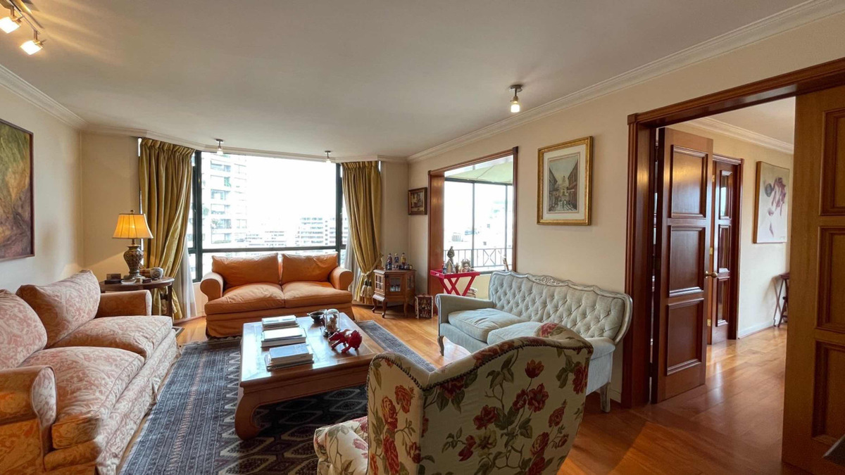 Arriendo Departamento SP 4D en suite 4B 2E 1B Barrio El Golf - Las Condes