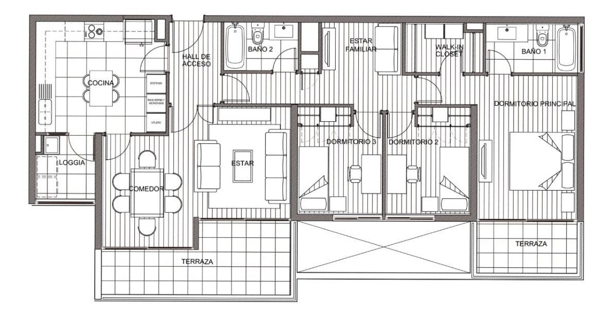 Venta Departamento 3D Sebasti&aacute;n Elcano - Las Condes