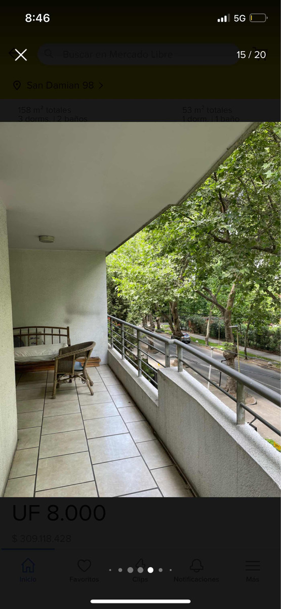 Venta Departamento 2D 2B 1E San Dami&aacute;n - Las Condes