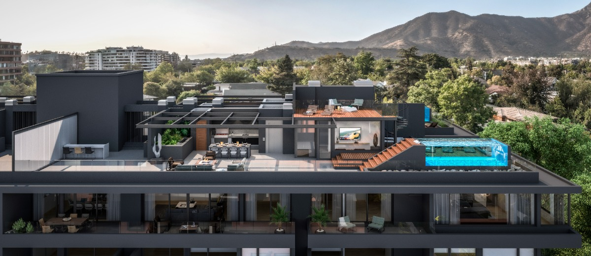 Venta Departamento NO 2D en suite Walk-in cl&oacute;set 2B Borde R&iacute;o - Casa Piedra - Vitacura