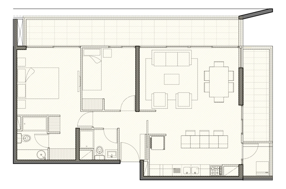 Venta Departamento SO 2D en suite 2B 1E 1B Nueva Las Condes - Las Condes