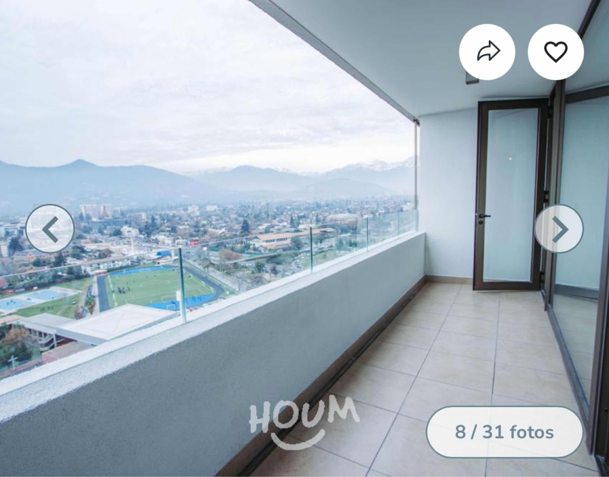 Arriendo Departamento 1D 1B 1E 1B Parque Arauco - Las Condes