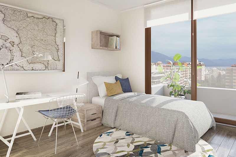 Arriendo Departamento 3D 3B 1E 1B Campus Oriente - Providencia