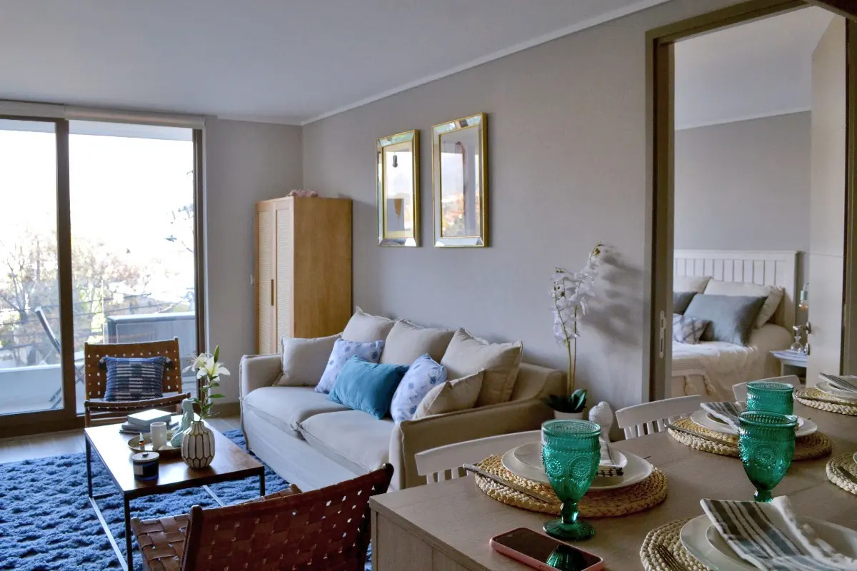 Arriendo Departamento 2D Metro Hernando de Magallanes - Las Condes