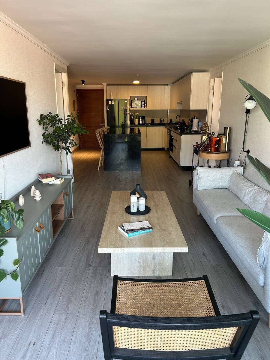 Arriendo Departamento O 2D en suite Walk-in cl&oacute;set 2B 1E Metro Sim&oacute;n Bolivar - La Reina