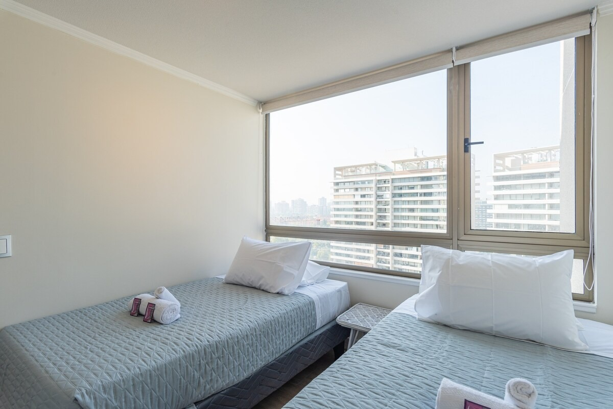 Arriendo Departamento O 2D en suite Walk-in cl&oacute;set 2B 1E 1B Parque Arauco - Las Condes