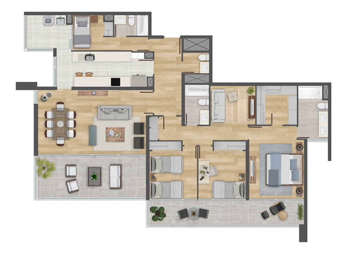 Arriendo Departamento 4D Los Trapenses - Lo Barnechea