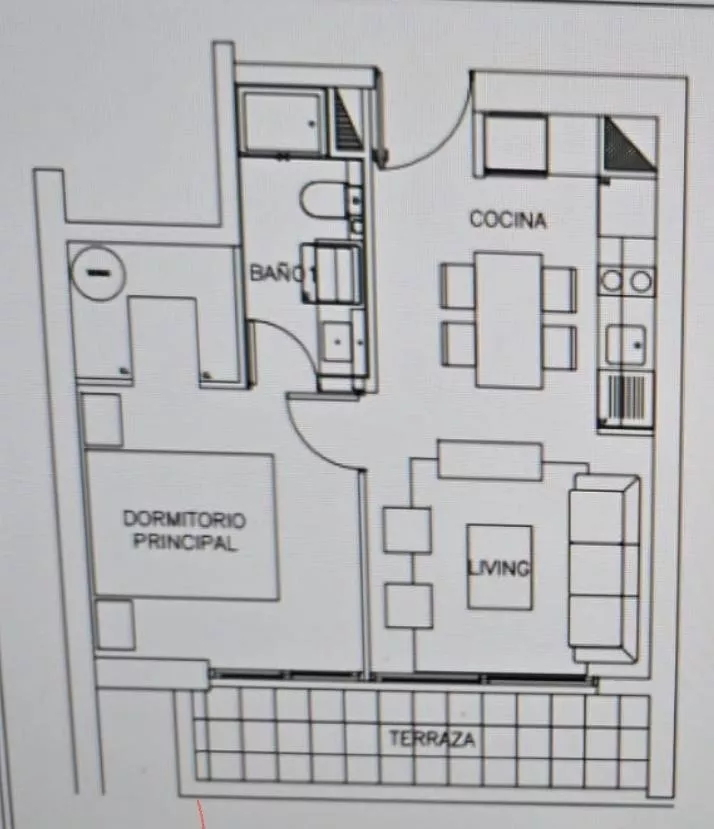 Venta Departamento 1D 1B 1E Plaza &Ntilde;u&ntilde;oa - &Ntilde;u&ntilde;oa