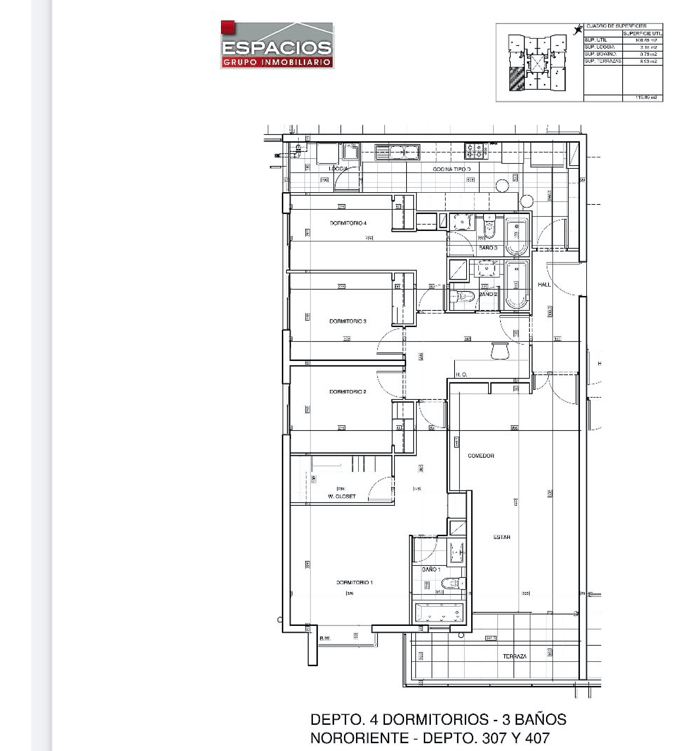 Venta Departamento NP 4D en suite Walk-in cl&oacute;set 2B 2E 1B Parque Bot&aacute;nico - &Ntilde;u&ntilde;oa