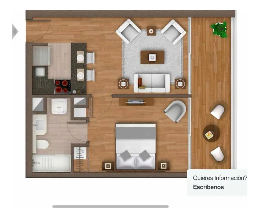 Arriendo Departamento 1D 1B 1E In&eacute;s de Su&aacute;rez - Providencia