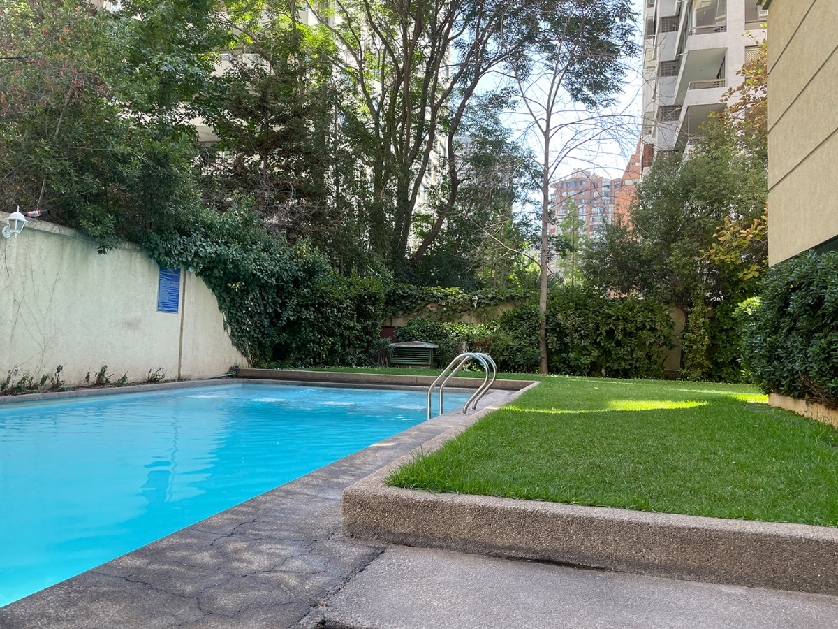 Arriendo Departamento SP 3D en suite 3B 1E 1B Barrio El Golf - Las Condes