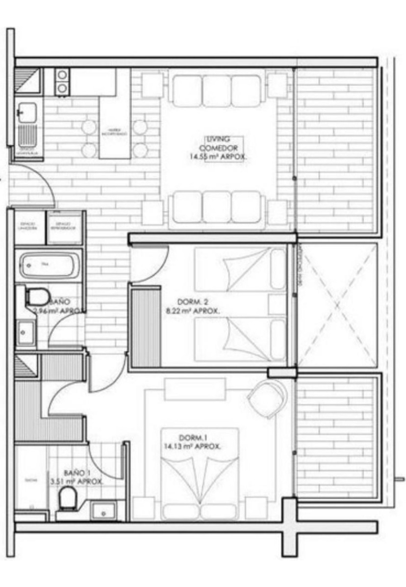 Venta Departamento NO 2D en suite Walk-in cl&oacute;set 2B 1E 1B Villa El Dorado - Vitacura