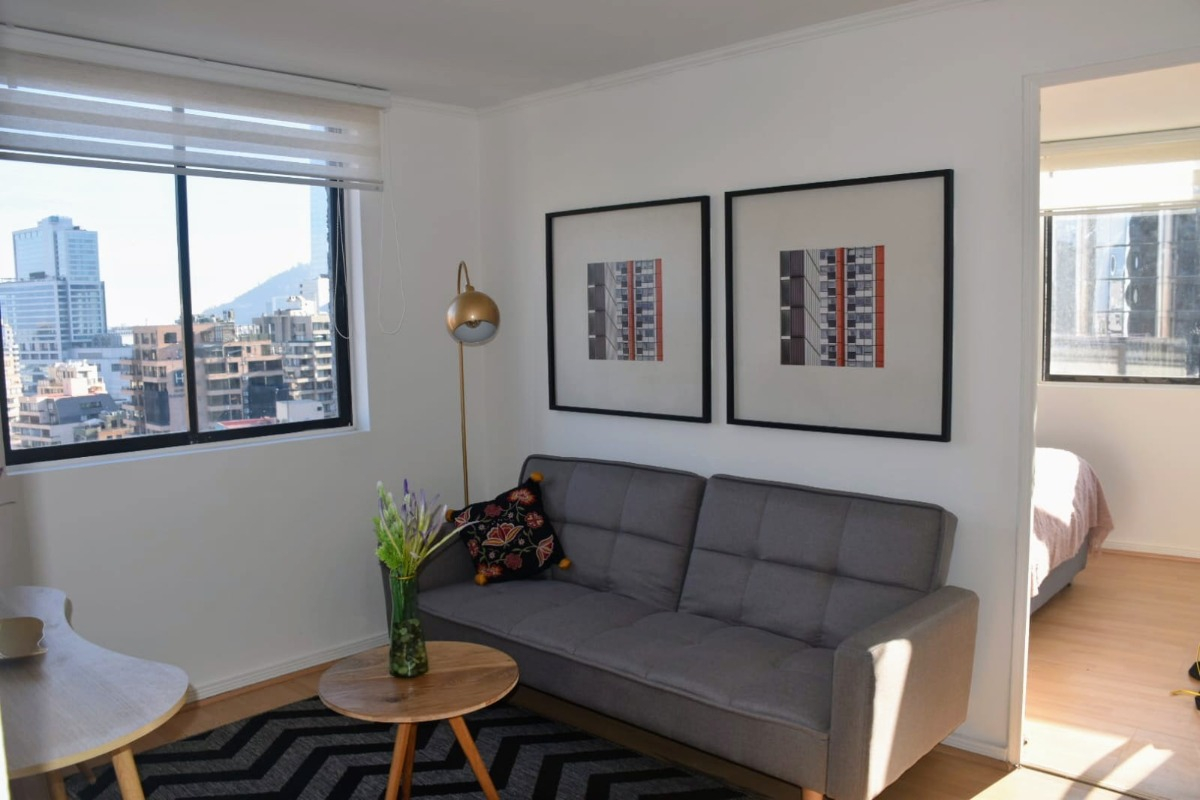 Arriendo Departamento 1D 1B Barrio El Golf - Las Condes