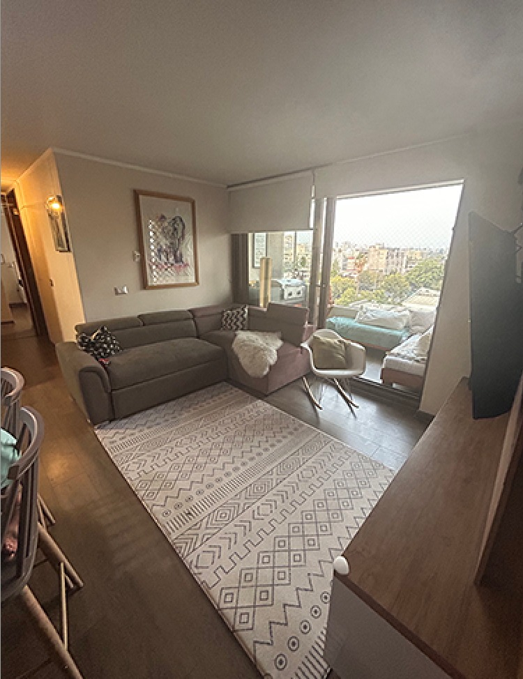 Venta Departamento O 3D en suite Walk-in cl&oacute;set 2B 1E 1B Campus Oriente - Providencia