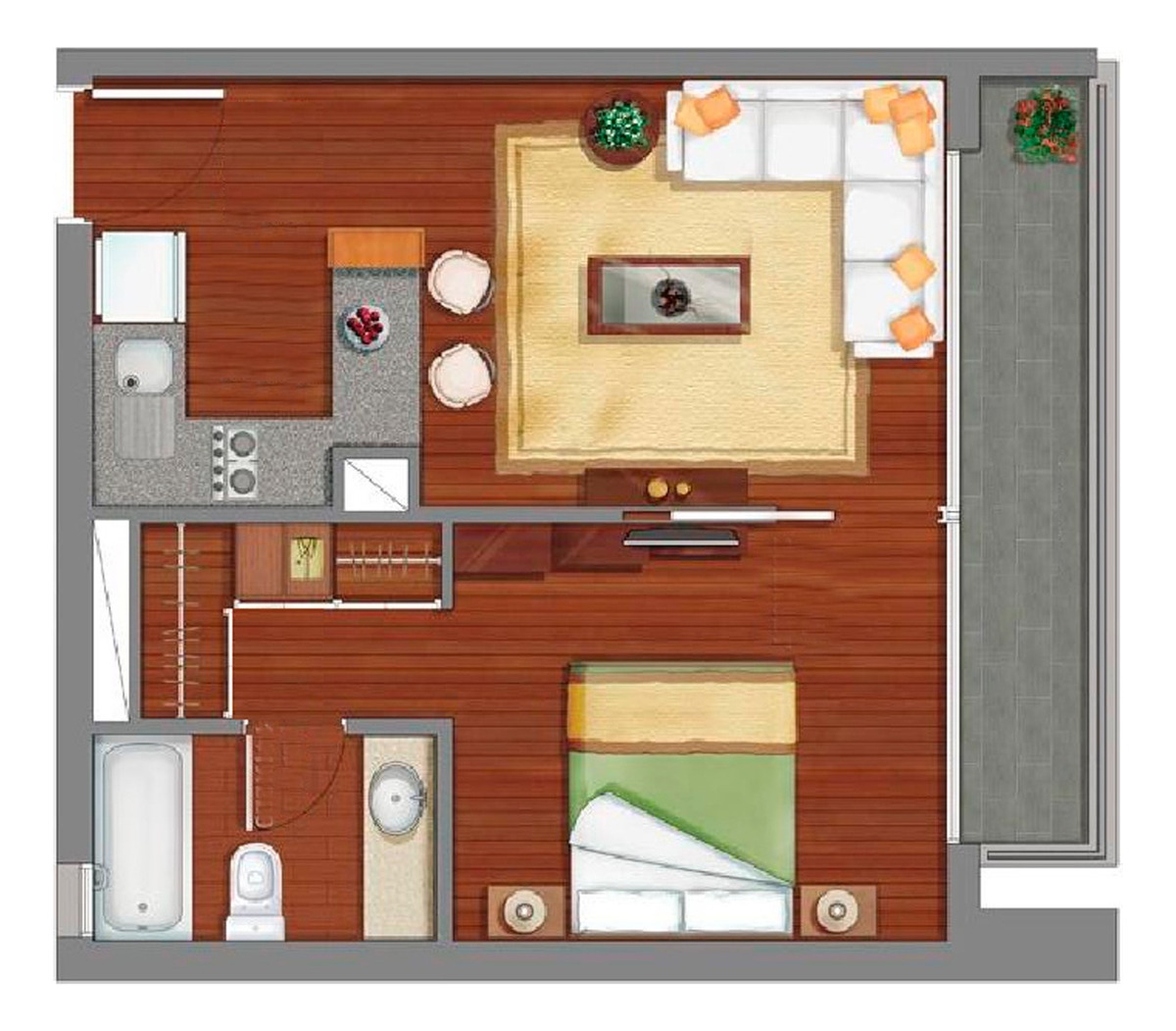 Venta Departamento 1D Pedro de Valdivia - Providencia