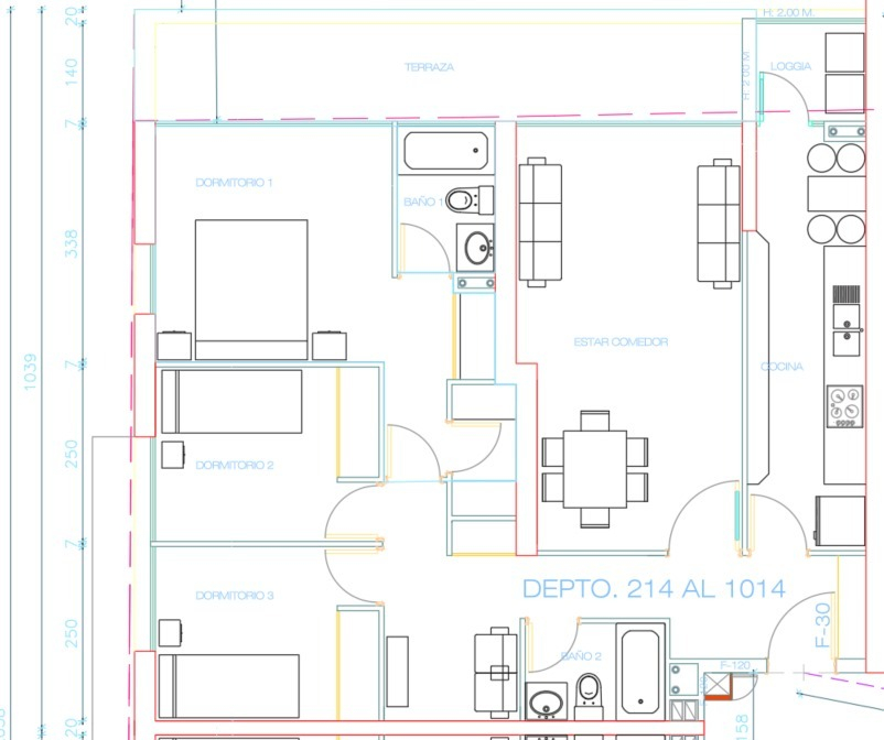Arriendo Departamento NO 3D en suite Walk-in cl&oacute;set 2B 2E 1B Plaza Ega&ntilde;a - &Ntilde;u&ntilde;oa