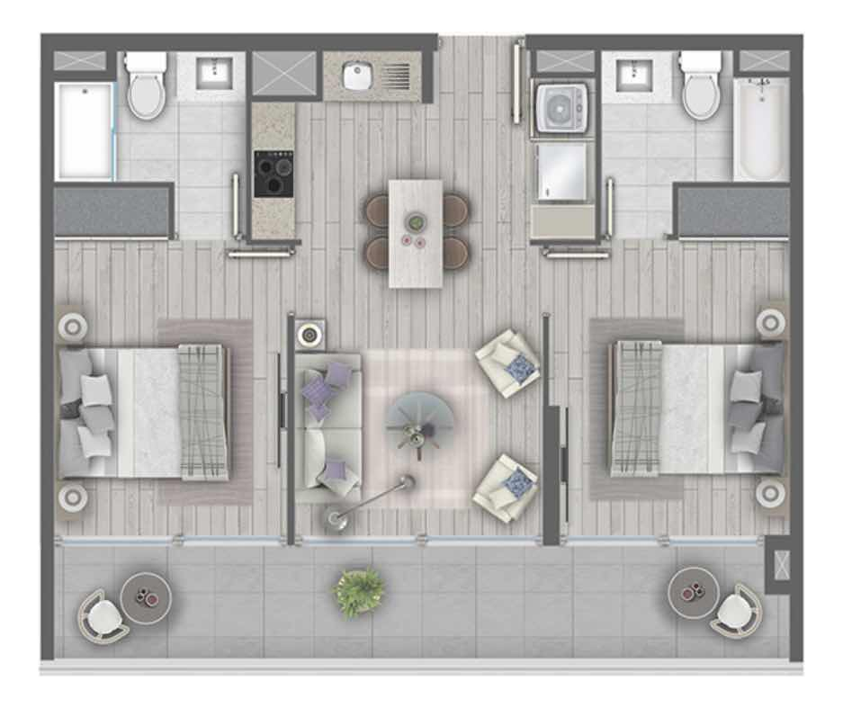 Arriendo Departamento 2D 2B 1E 1B Plaza Ega&ntilde;a - &Ntilde;u&ntilde;oa