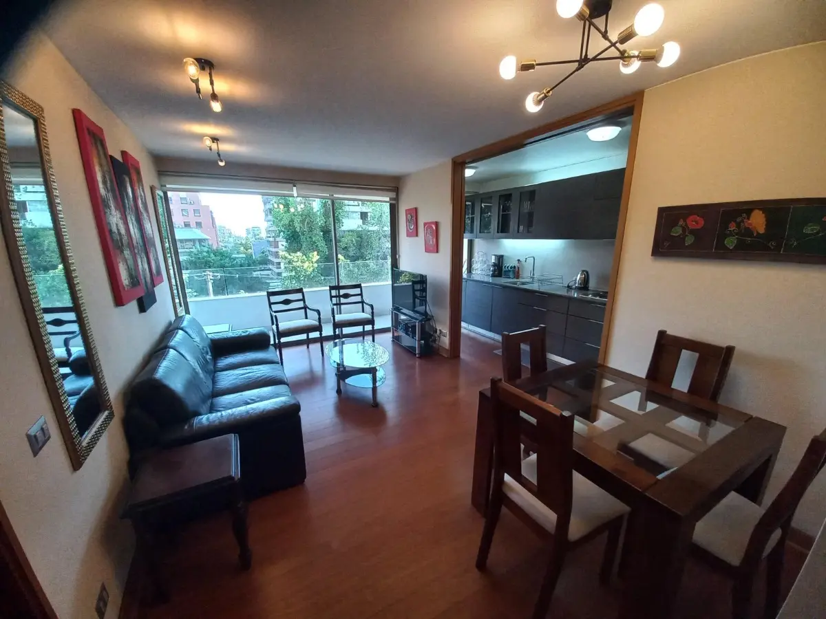 Arriendo Departamento SP 2D 2B 1E 1Bd Barrio El Golf - Las Condes