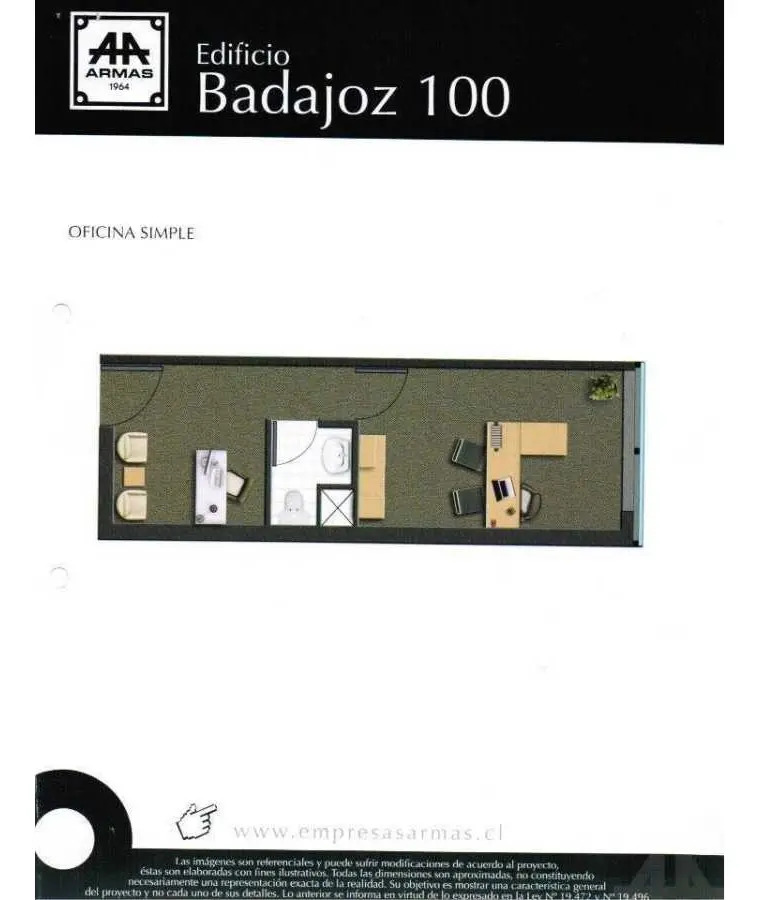 Arriendo Oficina NP 1B Nueva Las Condes - Las Condes
