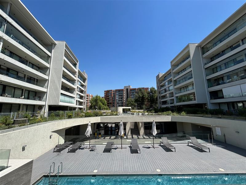 Arriendo Departamento Sur-Poniente 1D en suite Walk-in cl&oacute;set 1B 1E 1B La Dehesa - Lo Barnechea