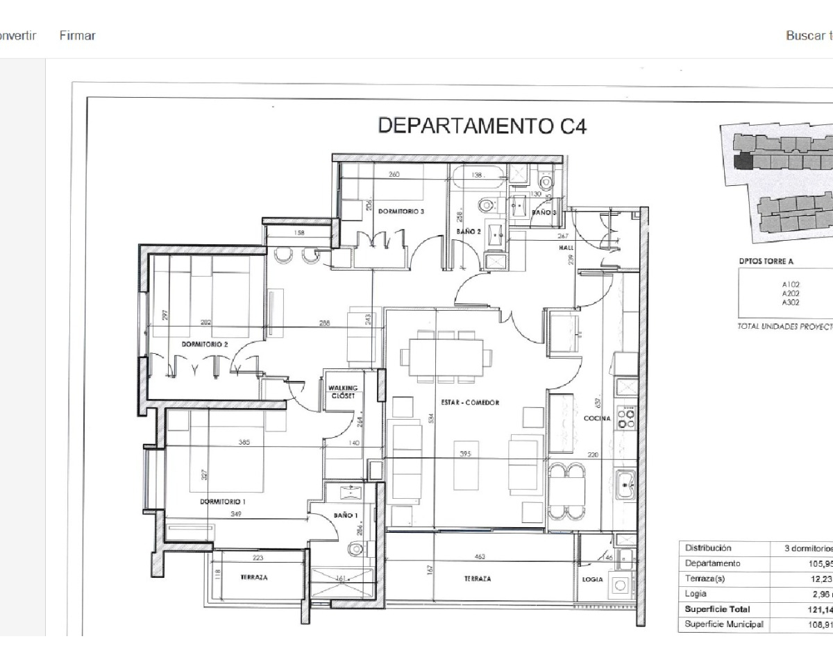Venta Departamento 3D en suite Walk-in cl&oacute;set 3B 3E 1B La Llaver&iacute;a - Vitacura