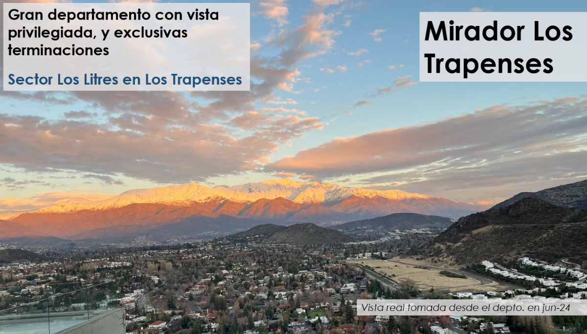 Venta Departamento NOSP 5D en suite Walk-in cl&oacute;set 5B 2E 1B Los Trapenses - Lo Barnechea