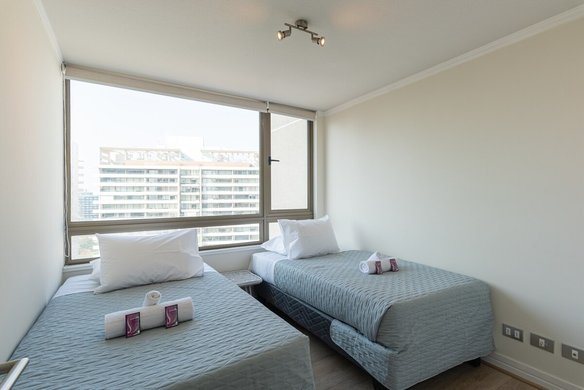 Arriendo Departamento O 2D en suite Walk-in cl&oacute;set 2B 1E 1B Parque Arauco - Las Condes