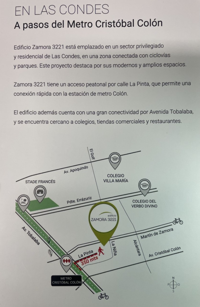 Arriendo Departamento 2D Vaticano - Las Condes