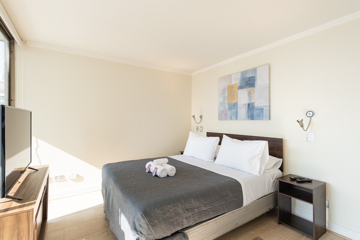 Arriendo Departamento O 2D en suite Walk-in cl&oacute;set 2B 1E 1B Parque Arauco - Las Condes