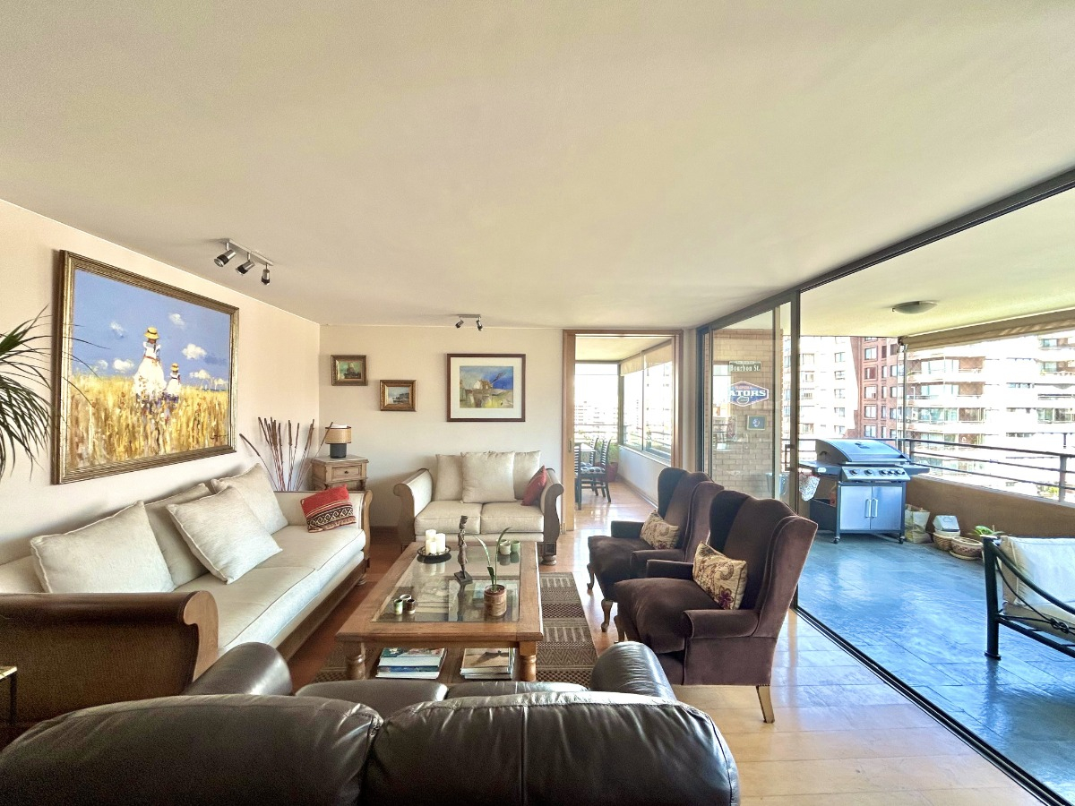 Venta Departamento NOSP 3D Walk-in cl&oacute;set 4B 2E 1B Metro Manquehue - Apumanque - Las Condes