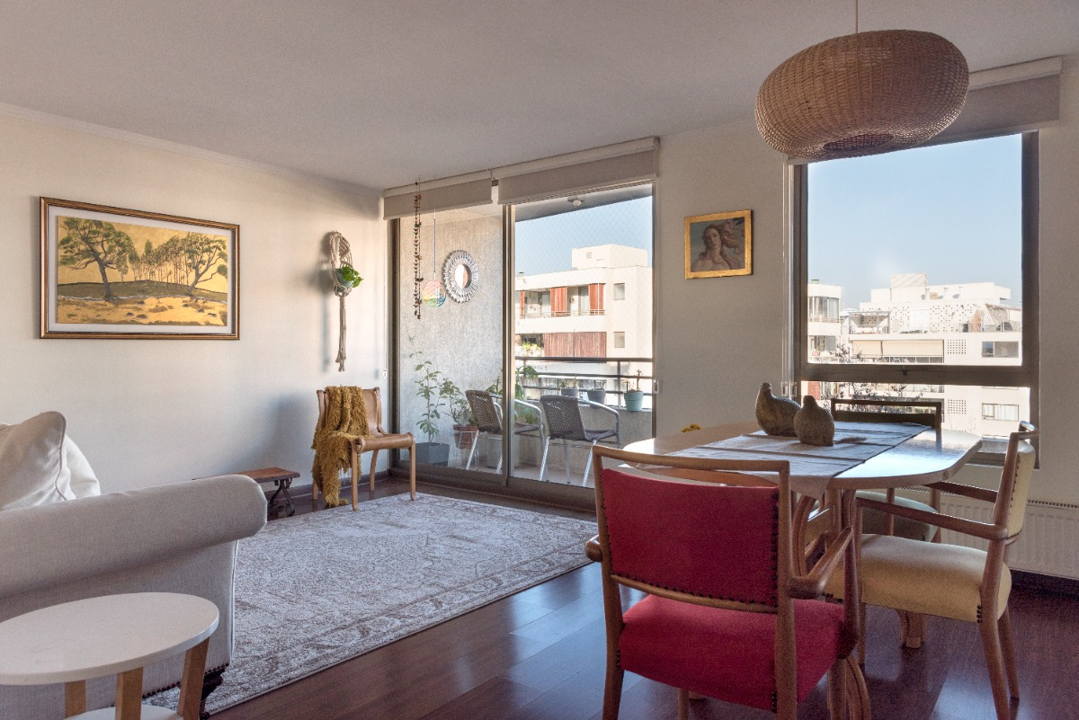 Venta Departamento SP 2D en suite Walk-in cl&oacute;set 2B 1E 1B Las Lilas - Providencia