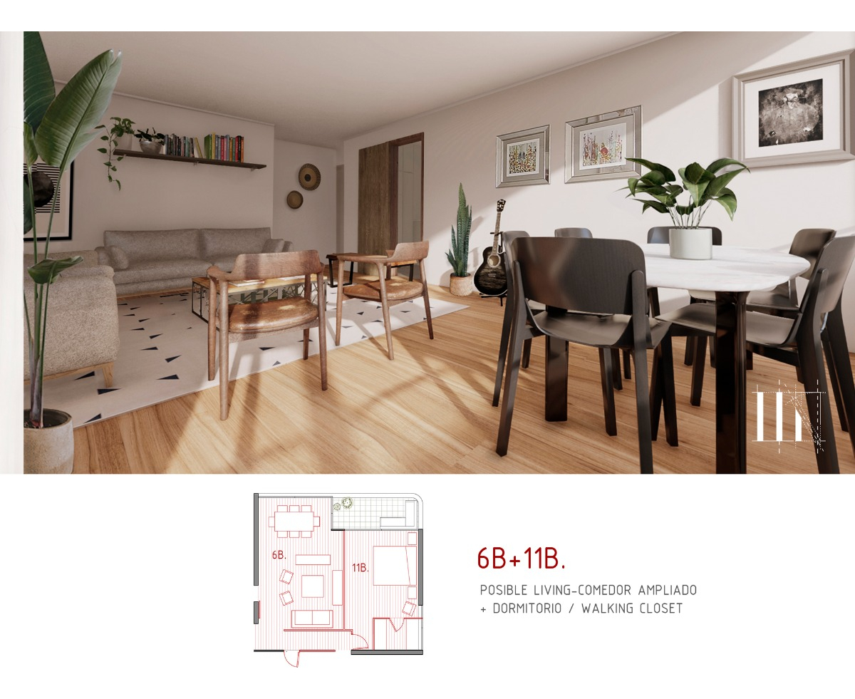 Venta Departamento NO 4D 3B 1E 1B Las Lilas - Providencia