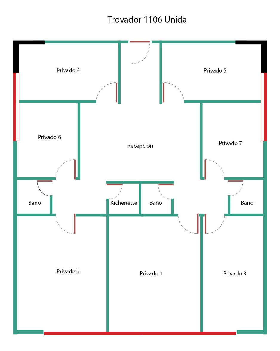 Arriendo Oficina NO 3B 2E 1B Metro Escuela Militar - Las Condes