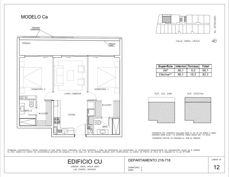 Arriendo Departamento 2D Metro Hernando de Magallanes - Las Condes